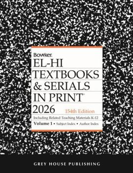 Hardcover El-Hi Textbooks & Serials in Print - 2 Volume Set, 2026: 0 Book