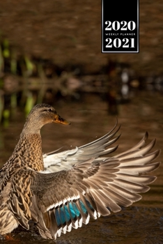 Duck Geese Goose Mallard Duckling Week Planner Weekly Organizer Calendar 2020 / 2021 - Wing Flapping: Cute Wildlife Animal Pet Bullet Journal Notebook Diary in 6” x 9” Inch Pocket Size