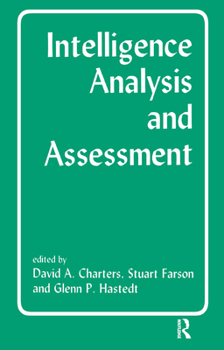 Hardcover Intelligence Analysis and Assessment Book