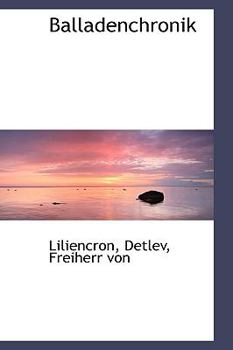 Paperback Balladenchronik Book