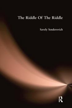 Paperback Riddle of the Riddle Book