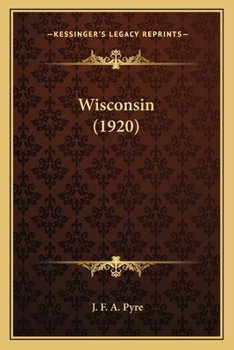 Paperback Wisconsin (1920) Book