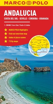 Map Andalucia Marco Polo Map Book