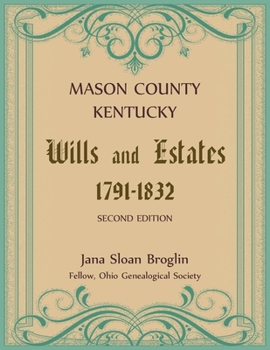 Paperback Mason County, Kentucky Wills and Estates Book