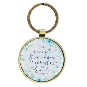 Misc. Key Ring Sweet Friendship Book
