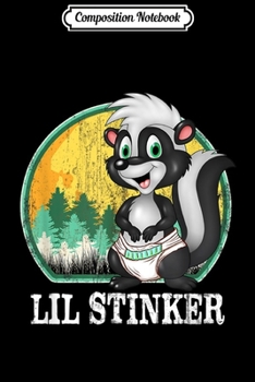 Composition Notebook: BABY SKUNK CAMP ABDL LIL STINKER Vintage Themed  Journal/Notebook Blank Lined Ruled 6x9 100 Pages