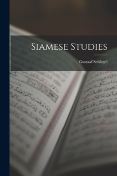 Paperback Siamese Studies Book