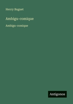 Paperback Ambigu-comique: Ambigu-comique [French] Book
