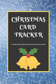 Paperback Christmas Card Tracker: An address book and tracker for the Christmas cards you send and receive Book