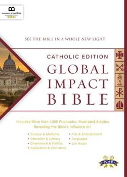 Hardcover Global Impact Bible, Nabre Catholic Edition: See the Bible in a Whole New Light Book