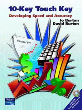 Paperback 10-Key Touch Key: Developing Speed and Accuracy [With CDROM] Book