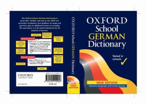 Paperback Oxford School German Dictionary 2004 Book