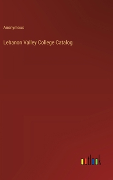Hardcover Lebanon Valley College Catalog Book