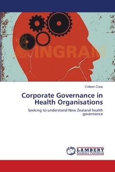 Paperback Corporate Governance in Health Organisations Book