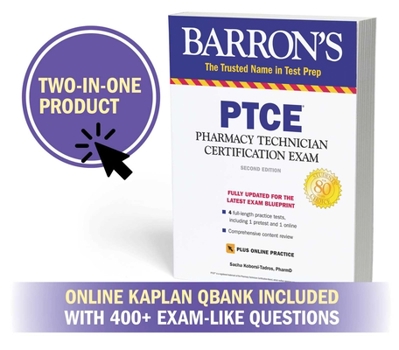 Paperback Ptce with Online Test: Plus Kaplan's Qbank for 1 Month Book