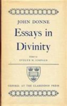 Hardcover Essays in Divinity Book