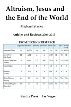 Paperback Altruism, Jesus and the End of the World: Articles and Reviews 2006-2019 Book
