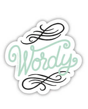 Paperback Wordy Sticker Book