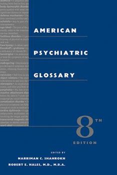 Paperback American Psychiatric Glossary Book