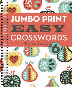 Paperback Jumbo Print Easy Crosswords #6 Book