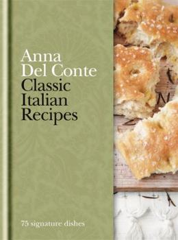Hardcover Classic Italian Recipes. Anna del Conte Book