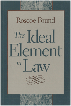 Paperback The Ideal Element in Law Book