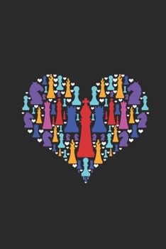 Love Chess: Dotted Bullet Notebook (6" x 9" - 120 pages) ~ Chess Game Notebook for Daily Journal, Diary, and Gift