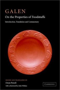 Hardcover Galen: On the Properties of Foodstuffs Book