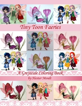 Paperback Tiny Toon Faeries: A Greyscale Coloring Book