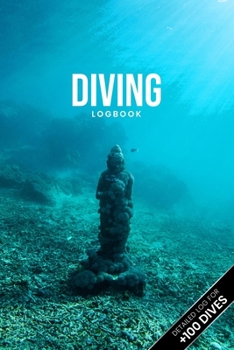 Paperback Scuba Diving Log Book Dive Diver Jourgnal Notebook Diary - Secret Statue: Marine Biology Biologist Snorkeling Notepad Record with 110 Pages in 6" x 9" Book