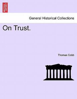 Paperback On Trust. Book