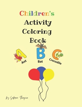 Paperback Children's Activity Coloring Book