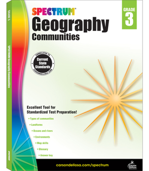 Paperback Spectrum Geography, Grade 3: Communities Book