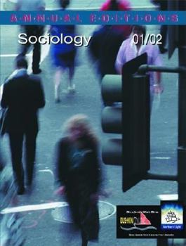 Annual Editions: Sociology 01/02