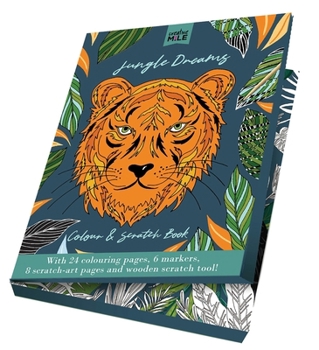 Paperback Jungle Dreams: Colour & Scratch Book