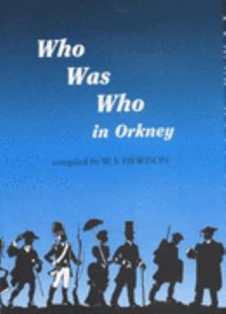 Hardcover Who was who in Orkney Book