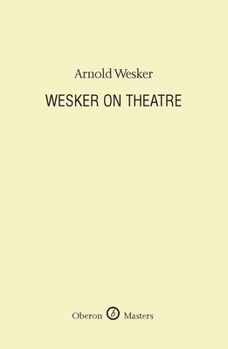 Hardcover Wesker on Theatre Book