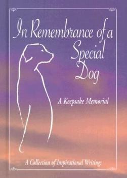 Hardcover In Remembrance of a Special Dog: A Keepsake Memorial Book