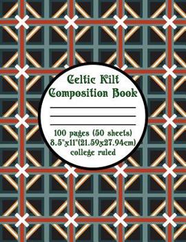 Paperback Celtic Kilt Composition Book