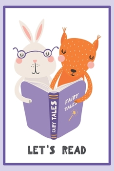 Let's Read: Journal is perfect for adults or kids who want to keep track of books to read or make a list of books already read, 100 pages, size is 6" x 9"