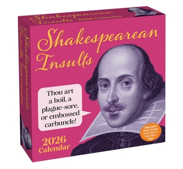 Paper Catalog Shakespearean Insults 2026 Day-To-Day Calendar Book