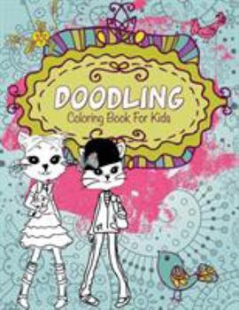 Paperback Doodling Coloring Book for Kids Book