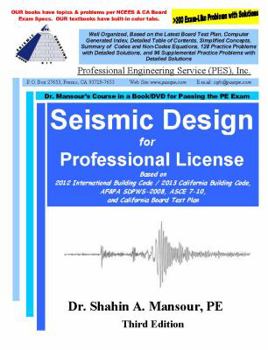 Spiral-bound Seismic Design for Professional License Book