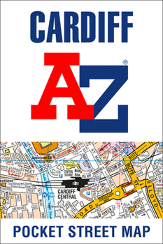 Paperback Cardiff A-Z Pocket Street Map Book