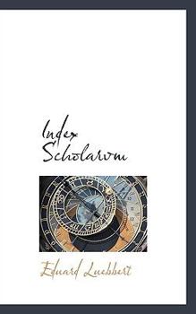 Paperback Index Scholarvm [Latin] Book