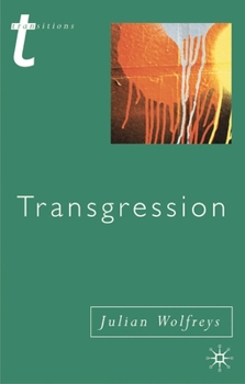 Hardcover Transgression: Identity, Space, Time Book