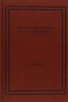 Hardcover Method and Meaning in Ancient Judaism, Fourth Series Book