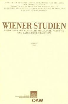 Wiener Studien Band 122/2009 : Zeitschrift Fur Klassische Philologie, Patristik und Lateinische Tradition