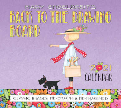 Calendar Mary Engelbreit 2021 Deluxe Wall Calendar: Back to the Drawing Board Book