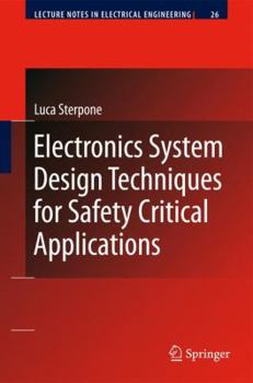 Paperback Electronics System Design Techniques for Safety Critical Applications Book